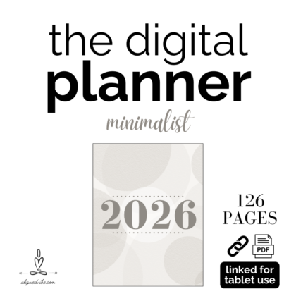 The Digital Planner - Minimalist