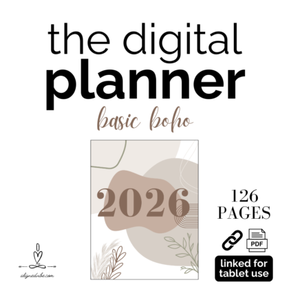The Digital Planner - Basic Boho
